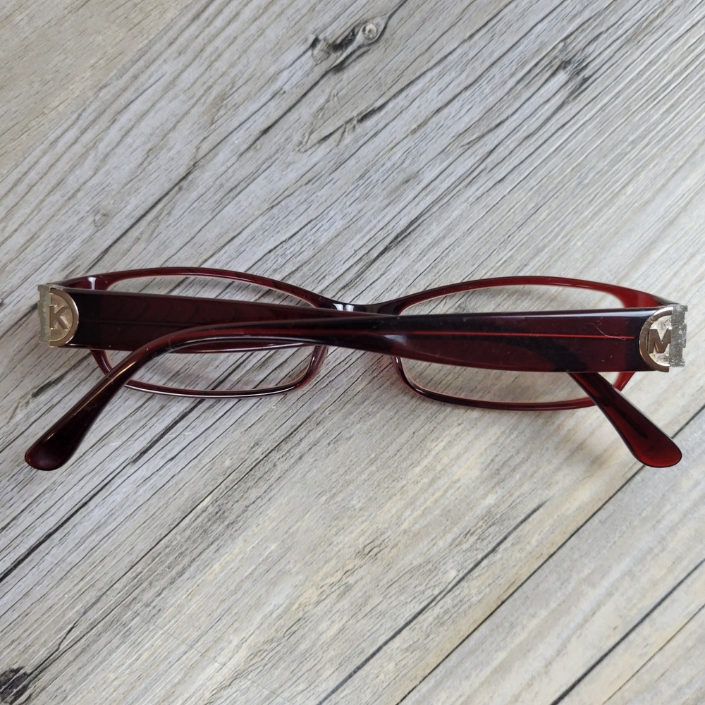 Michael Kors Eyeglasses Frames MK829 Burgundy Rectangular Women 50-16-135 - Picture 14 of 14